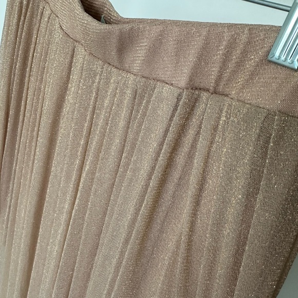 NWNT | Kimchi Blue Maxi Skirt | Champagne Gold | L - Picture 2 of 4